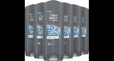 Dove Men+Care - 3-in-1 Douchegel - Clean Comfort - 6 x 250 ml - Voordeelverpakking