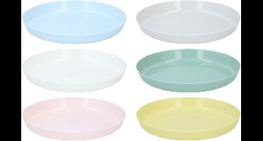 Alpina - Gekleurde Borden Set - Kinderplaatje - 6 stuks