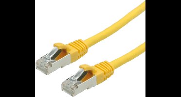 VALUE Patchkabel Cat.6 (Class E) S/FTP (PiMF), LS0H, geel, 3 m