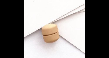 *** 1 Paar Diamond Hidjāb Hoofddoek Beige Magneet - Hijab accessoires - Sjaal Magneet - van Heble® ***