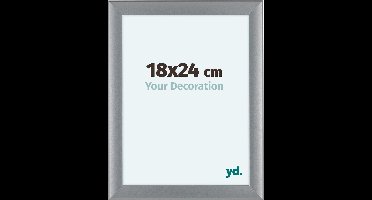 Your Decoration - Fotolijst 18x24 cm - MDF - Zilver Mat - Como