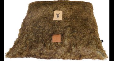 Boony Est 1941 Ligkussen -Grizzly Brown - 55x55 cm