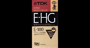 TDK VHS E-HG E180 videoband