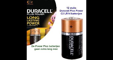 10 stuks Duracell Plus Power C2 LR14 batterijen