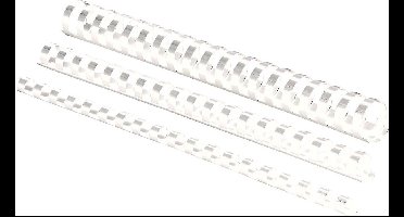 Fellowes bindruggen 8 mm wit, 100 stuks