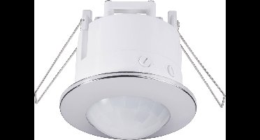 Renkforce 1289331 PIR-bewegingsmelder Plafond, Inbouw (in muur of meubel) 360 ° Relais Chroom IP20