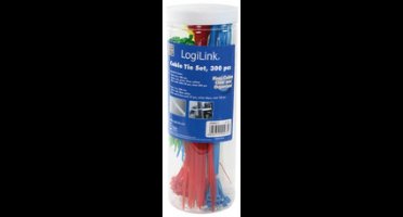 LogiLink kabelbinderset, gesorteerd, nylon, inhoud: 600 stuks