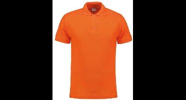 Benza Basic Heren Sportpolo Poloshirt Polo - Oranje - Maat S