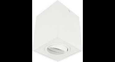 LED line Opbouwspot Hoog - Vierkant - Kantelbaar - GU10 Fitting - Mat Wit
