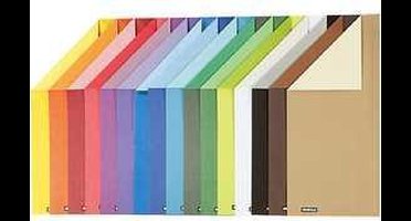 Color Bar papier, A4 210x297 mm,  100 gr, unikleurig, 16div vellen