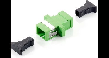Equip 156144 glasvezeladapter SC/APC 12 stuk(s) Groen