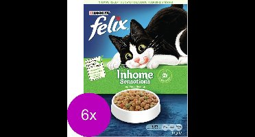 Felix Inhome Sensations - Kattenvoer - 6 x 1 kg