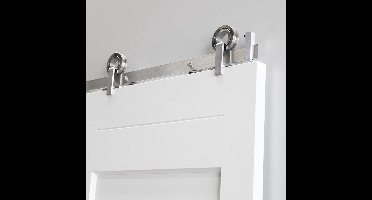 Schuifdeurset 'Isa' rvs 2x1meter.