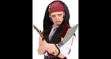 Widmann Piraten zwaard - 45 cm - foam - piraat accessoires - zeerover - verkleedaccessoires