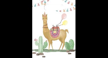 Procos Feestzakjes Lama 6 Stuks 23 Cm