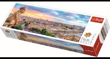 Trefl Panorama Kathedraal Notre-Dame puzzel - 1000 stukjes