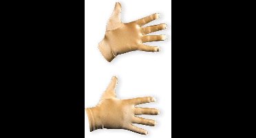 Handschoenen - Goud Satijn - Circa 20 cm - Piet Attribuut - Een Paar