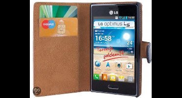 Mobiparts Classic Wallet Case LG Optimus L5 Black