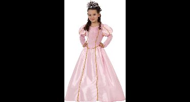 Atosa Prinsessen verkleed jurk - roze - luxe prinsessenjurk - voor kinderen 140