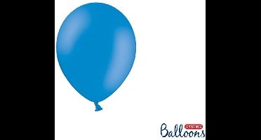 PartyDeco Sterke Ballonnen Blauw 12cm pk/100