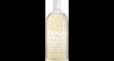 Savon de Marseille vloeibare handzeep Extra Pur Fleur de Coton 1 liter navulling