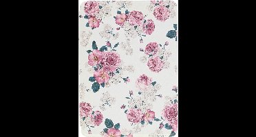 Shop4 - Cover voor Kindle 9 - Rozen Wit