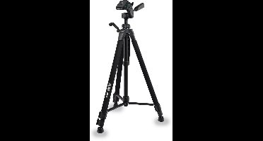 DESQ® Foto-Video Statief 325 | 3 secties | Zwart | Incl. draagtas | Foam Grip | Grote Snelkoppelingsplaat |165cm