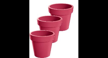 Bloempot Buiten Rond Lofly 13cm FRAMBOOS Prosperplast / 3 STUKS ! /