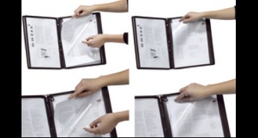 DURABLE Sichttafelsystem 567610 Wandhalter leer für 20 Sichttafel...