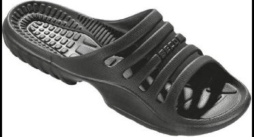 BECO Heren Badslippers - Zwart - Maat 43