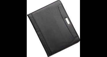 Alassio schrijfmap - MARES - A4 - kunstleer - zwart - JU-96086-1