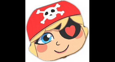 Tandendoosje met naam - Piraat meisje - Hout - Voor jongens en meisjes - Opbergdoosje voor Melktanden - Tandendoosje voor kinderen