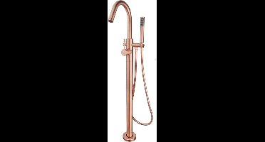 Wiesbaden Caral Vrijstaande Badmengkraan - Geborsteld Koper