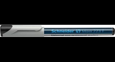 universele marker Schneider Maxx 223 F non-permanent zwart doos met 10 stuks
