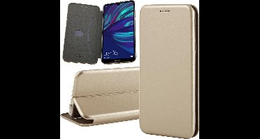Hoesje geschikt voor Huawei Y7 (2019) - Book Case Flip Wallet - iCall - Goud