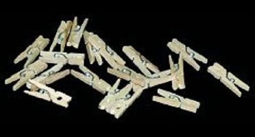 Miniknijpers 20st naturel 5zakjes