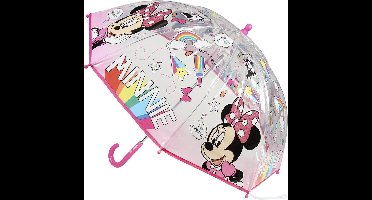 Kinderparaplu Disney's Minnie Mouse - Roze meisjes paraplu (45 cm)