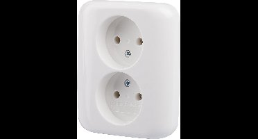 Busch Wandcontactdoos s1 Dubbel