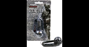 Fosco Kompas - Karabijnhaak - Thermometer