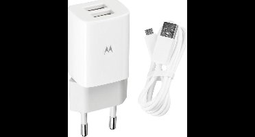 Originele Motorola Duo Rapid MicroUSB 2x 1.2A Oplader