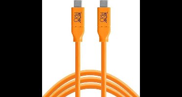 TetherPro USBC to USBC 0.9m Oranje