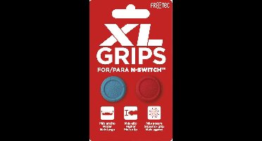 Controller Grips Pro XL voor Joy Con - Blauw en Rood geschikt voor Nintendo Switch