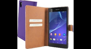 Mobiparts Premium Wallet Case Sony Xperia Z2 Purple