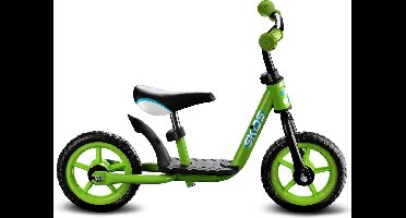 Skids Control Loopfiets - Loopfiets - Jongens en meisjes - Groen;Zwart - 10 Inch