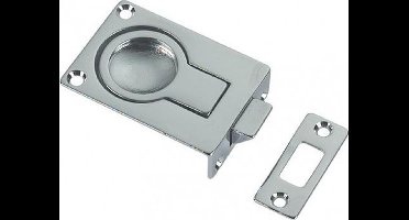 Luikring 57x40mm, chroom