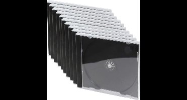 LogiLink CD/DVD Jewel cases - 10 stuks / zwart