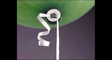 Ballon lint sluiting