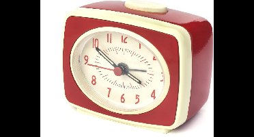Kikkerland Wekker - Classic Alarm Clock - Rood