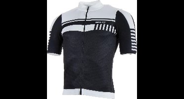 AGU Jersey SS Naro  Fietsshirt - Maat XXL  - Mannen - zwart/wit