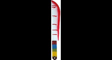 Witbaard Mes 53 Cm Rood/wit